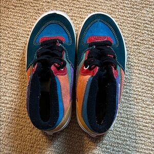 Colorful Kids VANS High-Top Sneakers 13T